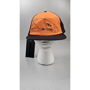 Harley-Davidson Hat Mens Screamin' Eagle Snapback Black‎ Orange 97605-24VM NWT